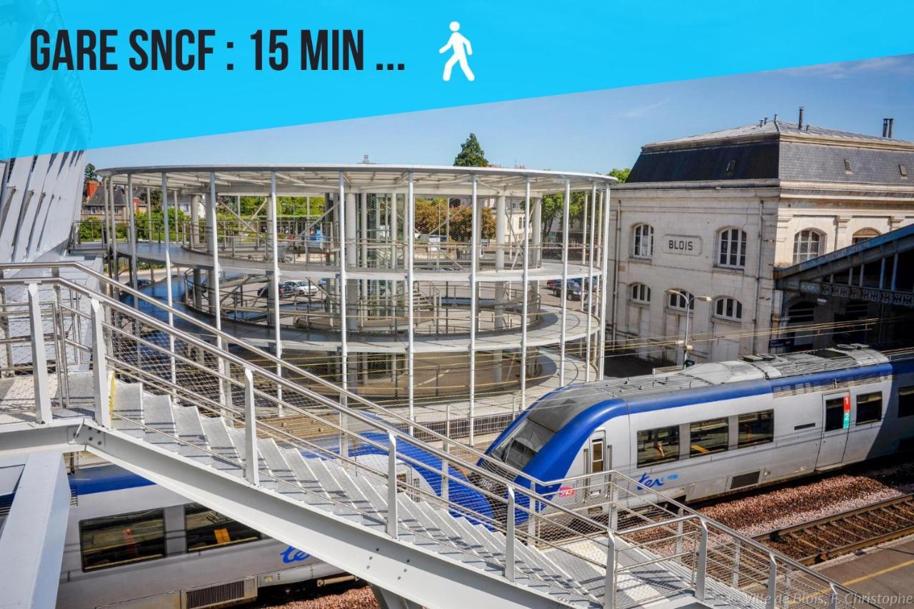 Studio Paul - Terrasse - Parking Gratuit - Need And Co Blois Exterior foto